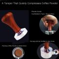 51/53/58mm Espresso Tamper Powder Machine Aluminum Coffee Tampers For 51mm 53mm 58mm Portafilters. 