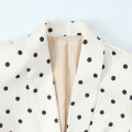 NLZGMSJ 2026 Spring Chic Women Blazer Polka Dot Single Breasted Long Sleeve Blazer New Fashion Office Lady Blazers. 