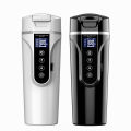 R31 450ml Car Heating Cup 12v/24v Portable Electric Kettle Smart Touch Screen Thermal Mug Temperature Adjustable Car Heating Mug. 