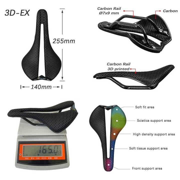Lead%20foot%203D%20Printed%20Carbon%20Bicycle%20Saddle%20Road/MTB%20Bike%20Super%20Light%20Racing%20Saddles%20Seat%20Hollow%20Comfortable%20Breathable%20-%20Image%202
