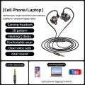 NEW 8D Surround Sound Gaming Earphones Type C&3.5mm Wired In Ear Earbuds Headphones Sports Gamer Headset for With HD Mic.