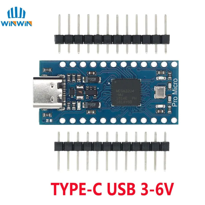 Pro%20Micro%20ATMEGA32U4%205V/16MHZ%20module%20With%20the%20bootloader%20for%20arduino%20MINI%20USB/Micro%20USB/TYPE-C%20with%202%20row%20pin%20header%20for%20arduino%20-%20Image%206