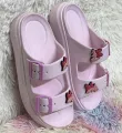 New Soft EVA Rubber Lightweight & Comfortable Buckle Sandals with Cute Charms for Girls & Womens Slippers.