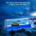 Hot sell trending blue water-filled desk toy liquid wave paperweight. 