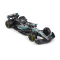 Bburago 1:64 Mercedes-AMG 2025 F1 W16 #63 George Russell #12 Kimi Antonelli car model series children's Christmas boy gift toys. 