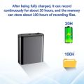 Only 0.25cm Mini Voice Activated Recorder Built-in Magnet Small Digital Audio Recording Sound Device Micro Dictaphone STTWUNAKE. 
