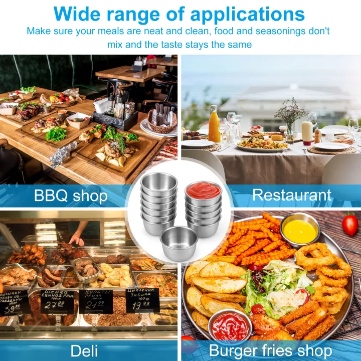 12%20Pcs%20Sauce%20Dipping%20Bowl%20304%20Stainless%20Steel%20Dipping%20Cups%20Round%20Sauce%20Dishes%2045/55ml%20Mini%20Reusable%20Seasoning%20Cups%20Dipping%20Cups%20-%20Image%206