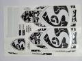 New 3D 2023 SG FULL BLACK Edition Cricket Bat Sticker For Professional Players. 