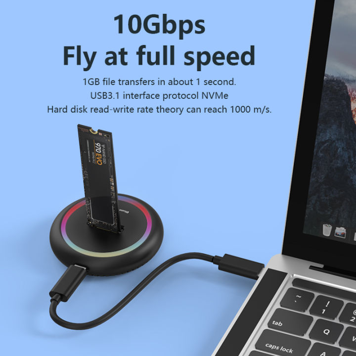 Blueendless%20Dual%20Protocol%20SSD%20M.2%20Docking%20Station%20RGB%20LED%20Light%20M.2%20SATA%20USB%20C%20SSD%20Case%20NVME+NGFF%20HDD%20SSD%20Docking%20Station%20Solid%20-%20Image%205