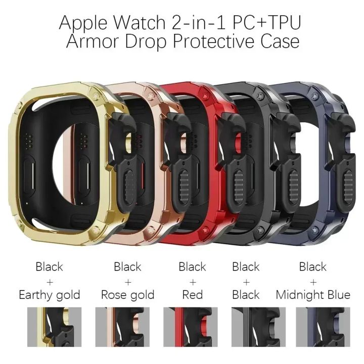 Armor%20Cover%20for%20Apple%20Watch%20Case%2046/42mm/41/45/40/44/49mm%20TPU+PC%20Protector%20Bumper%20for%20Iwatch%20Ultra%202%20Series%2010/9/8/7/6/5/4%20Shell%20-%20Image%202