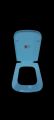 square toilet seat cover soft close heavy material warrantable new. 