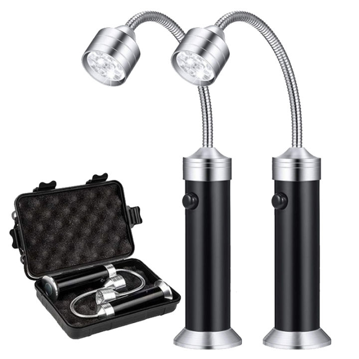 BBQ Grill Light Soft Tube Lighting Lamp 360° Adjustable Super-Bright 9 LED Flashlight Magnetic Base Outdoor lighting Gooseneck
