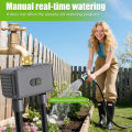 Tuya Smart Garden Watering Timers Dual Hose Garden Irrigation Watering System Sprinkler Programmer Water Valve Support Alexa. 