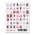 Cartoon Girl B-Bratz Stickers 1PCS New 3D Adhesive Nail Art Sticker Cartoon Nail Art Decal Sticker Nail Parts Manicure. 