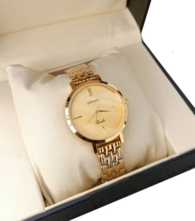 Citizen Women Watch Gold Belt