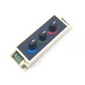 LED three way dimmer RGB light strip dimming LED brightness adjustment three way manual knob dimming controller  DC12-24V. 
