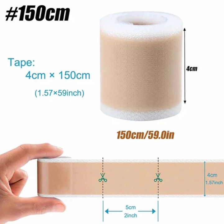 1Roll Professional Silicone Scar Sheets Scars Treatment - Reusable Silicone Scar Strips Type for Keloid, C-Section, Surgery,Burn