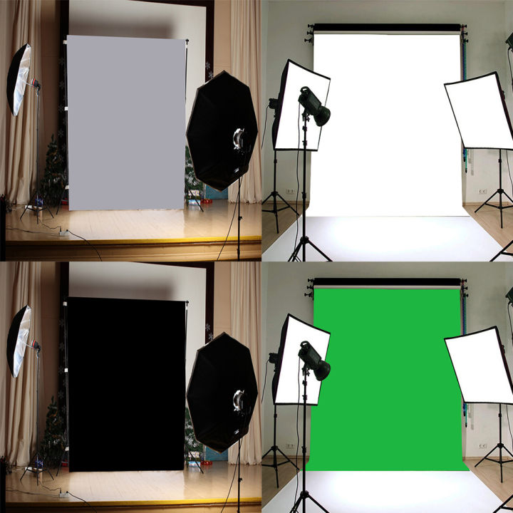 3x5ft 5x7ft Solid Color Green White Photography Background Studio Video