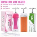 Professional Roll-On Wax Heater Machine with Aloe Wax Cartridge  Hair Removal Kit. 