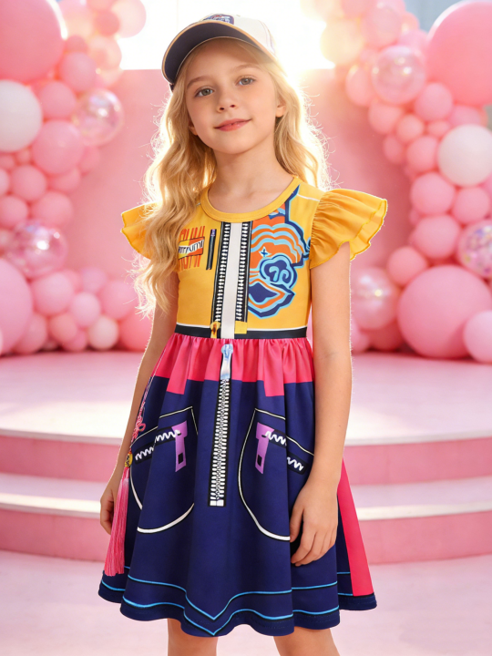 Popular%20Movie%20Hallyu%20Girl%20Group%20Black%20And%20White%20Girl%20Dress%20With%20Sequin%20Print,%20Party%20Role-Playing%20Costume%20-%20Image%206