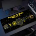 Mousepads T-Twenty  Non-slip Lockedge Office Student Gaming One Thickened Large Pilots Writing Band Pad Cushion Mouse Pad. 