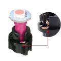 10Pcs Signal Lamp T5 Led T-Wist Sockets Bulb Holders Car Dashboard Instrument Panel Cluster Dash Lights Plug Base Part. 