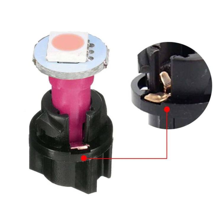 10Pcs%20Signal%20Lamp%20T5%20Led%20T-Wist%20Sockets%20Bulb%20Holders%20Car%20Dashboard%20Instrument%20Panel%20Cluster%20Dash%20Lights%20Plug%20Base%20Part%20-%20Image%202