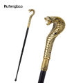 Gold Black Luxury Snake Handle Fashion Walking Stick for Party Decorative Walking Cane Elegant Crosier Knob Walking Stick 93cm. 