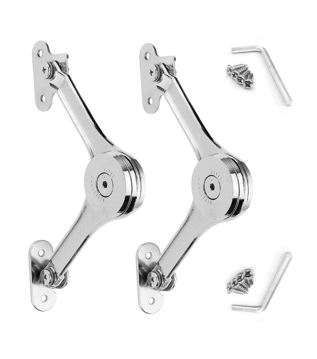 Lid Support Hing Lift Up Buffer Damper Folding Hinges Lid Stays with Soft Close for Wardrobe Cabinets Door