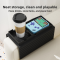 Sofa cup holder tray beverage coffee silicone sofa coaster armrest table multifunctional storage organizer. 