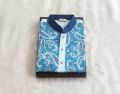 cotton exclusive print panjabi for mens white colour.