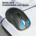 2.4G Bluetooth-compatible Wireless Mouse 500mAh Ergonomic Rechargeable Power Display Office Home Laptop Desktop Computer Mouse. 
