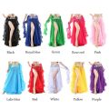 Belly Dancing Skirt Women Chiffon Spanish Skirt Shiny Sequins Tassels Dancing Skirt Show Costumes. 
