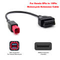 4Pin/6Pin Motorcycle OBD2 Adapter Cable for Honda Diagnostic Connector OBDII 16Pin Extension for CBR CRF.