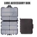 Fishing Tackle Bait Storage Boxes, Portable Double-Sided Lure Hook Organizer, Mini Utility Lures Fishing Box. 