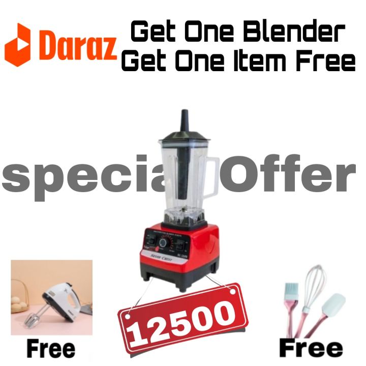 (Original quality)The Silver Crest SC-1589 blender, a 2-in-1, 4500W high-performance blender,