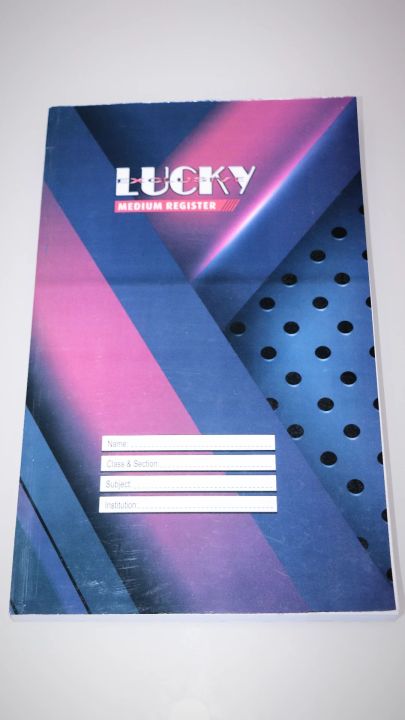 Lucky Large Narrowline Register No:16 - 320 pages (Imported Paper)