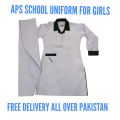 11 APS White Suite School Uniform for Girls 4-16 years - High Quality Uniform. 