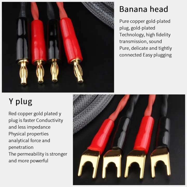 YYAUDIO%20One%20Pair%20HiFi%20Speaker%20Cable%20High%20Purity%206N%20OFC%20Core%20with%20Banana%20and%20Y%2024K%20Gold%20Plug%20Horn%20Cable%20for%20Amplifier%20Speaker%20-%20Image%207