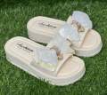 New Butterfly Net Design Thick Sole Slippers – Stylish Sandals for Girls, Ladies & Women.