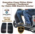 Premium Quality Pillion Rider Footrest / Lady Footboard / Rear Passenger Footpeg for Metro Yadea E8S Pro / E8S 200 Electric Scooter E-Motorbike. 
