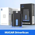 MUCAR DriverScan OBD2 Scanner Bluetooth, Bi-directional scan Tool OE Level All System Diagnostic Active Test 15 Service Function. 