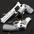 Zp5 Magnum 357  Revolver Soft Bullet Boy Simulation Toy Can Fire Pistol Burst Pistol Children's Birthday Party Gift. 
