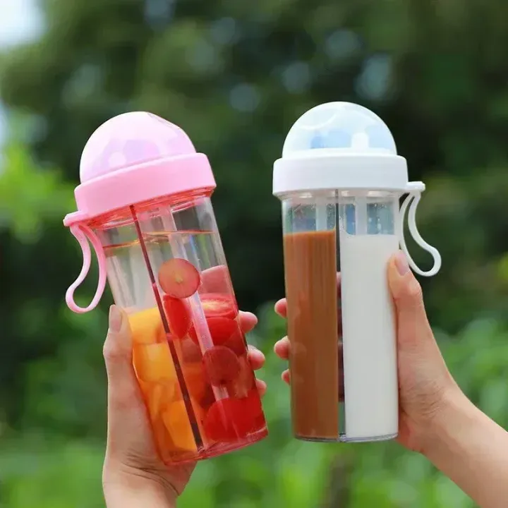 420/600ml%20Double%20Drinking%20Bottle%20Cute%20Girl%20Student%20Outdoor%20Double%20Straw%20Cup%20with%20Handle%20Portable%20Plastic%20Water%20Bottle%20-%20Image%203