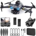 M3 Max EAC Dual Camera Drone with Brushless Motors: Stable Flight & Obstacle Avoidance for Beginners.
