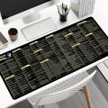Python Programing Mouse Pad Large for Pycharm Shortcuts Cheat Sheet Keyboard Mousepad Software Web AI Engineer Desk Mat Office. 