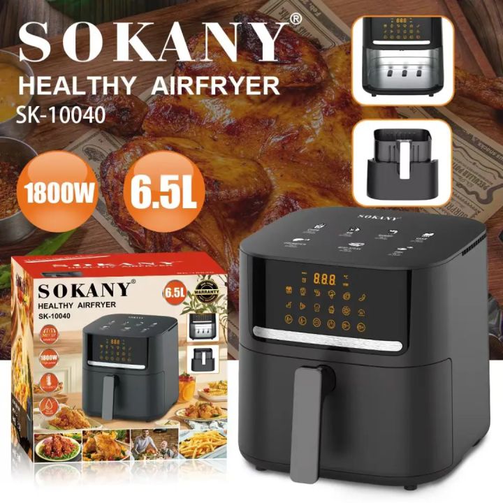 Sokany%206.5L%20Digital%20Air%20Fryer%201800W%20%7C%20Oil-Free%20Healthy%20Fryer%20%7C%20Detachable%20Basket%20%7C%20Touch%20Control%20%7C%20SK-10040%20-%20Image%202