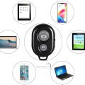 BLUETOOTH Wireless SHUTTER CAMERA REMOTE CONTROL SELFIE BUTTON SELF-TIMER For All Android iOS Devices. 