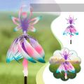 2025 Magical Kinetic Metal Windmill Spinner Unique Fairy-Ballerina Wind-Spinner Handcrafted Metal Garden Art Angel Ornament. 