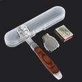 Color Wood Handle Foot File Dead Skin Shaver Corn Cuticle Cutter Remover Rasp File Foot Callus With 10 Blades Foot Scraper Set. 